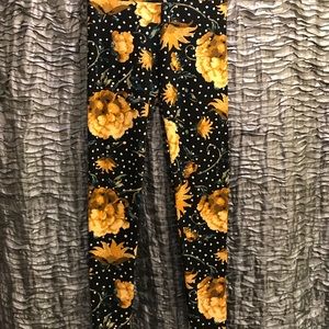 OS Lularoe floral leggings